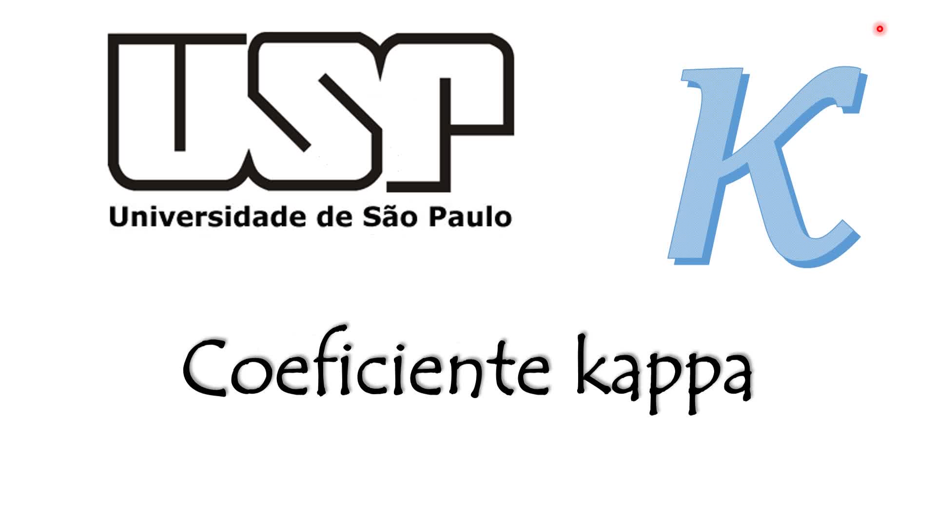e-Aulas da USP :: Coeficiente kappa