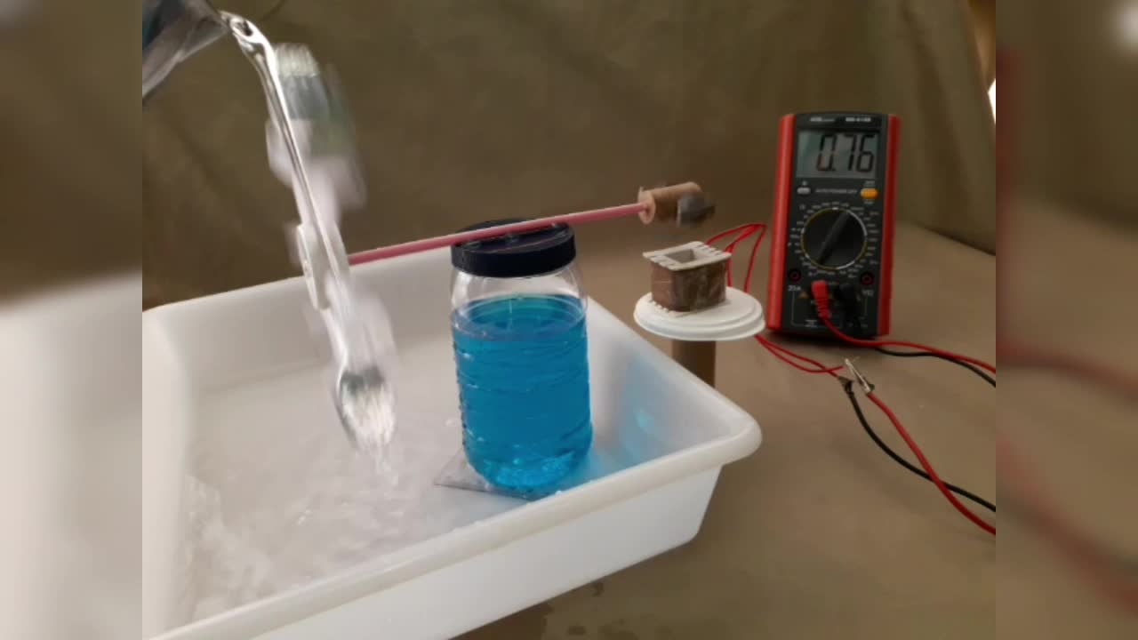 Vídeo 19, Como fazer o moinho movido a água da MAQUETE